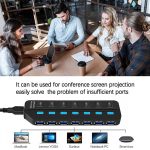 هاب USB 3.0 هفت پورت فرانت مدل FN-U3H701S