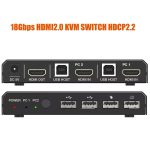 سوییچ KVM دو پورت HDMI مدل FN-K221