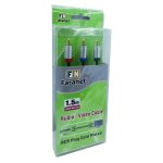 کابل 3 به 3 صدا و تصویر استریو فرانت مدل FN-A3C15 طول 1.5 متر