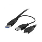 کابل تبدیل microUSB به USB 2.0 فرانت مدل FN-U3CY02 طول 0.2 متر