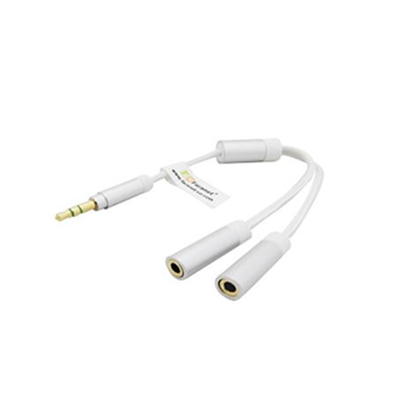 تبدیل 1 به 2 صدا به فیش 3.5 میلیمتری فرانت مدل FN-A2F2W طول 0.15 متر تبدیل 1 به 2 صدا به فیش 3.5 میلیمتری فرانت مدل FN-A2F2W طول 0.15 متر
