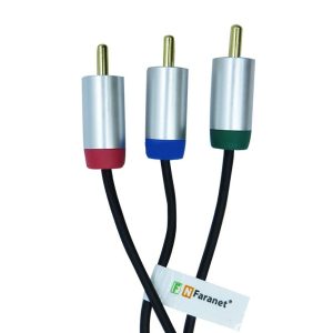 کابل 3 به 3 صدا و تصویر استریو فرانت مدل FN-A3C15 طول 1.5 متر