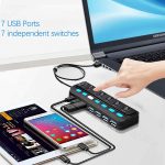 هاب USB 3.0 هفت پورت فرانت مدل FN-U3H701S