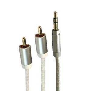 کابل 1 به 2 صدا AUX به RCA فرانت مدل FN-A2CW10 طول 1 متر