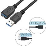 کابل افزایش طول USB 3.0 تی سی تراست مدل TC-U3CF15 طول 1.5 متر