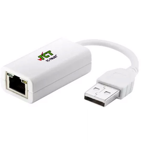 مبدل USB به RJ45 تی سی تراست مدل TC-U2E100 مبدل USB به RJ45 تی سی تراست مدل TC-U2E100