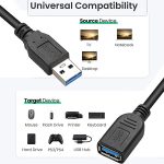 کابل افزایش طول USB3.0 تی سی تراست مدل TC-U3CF30 طول 3 متر
