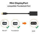 مبدل Mini Display Port به HDMI تی سی تراست مدل TC-MDP2H