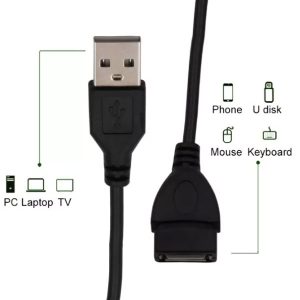 کابل افزایش طول USB 2.0 تی سی تراست مدل TC-U2CF50 طول 5 متر